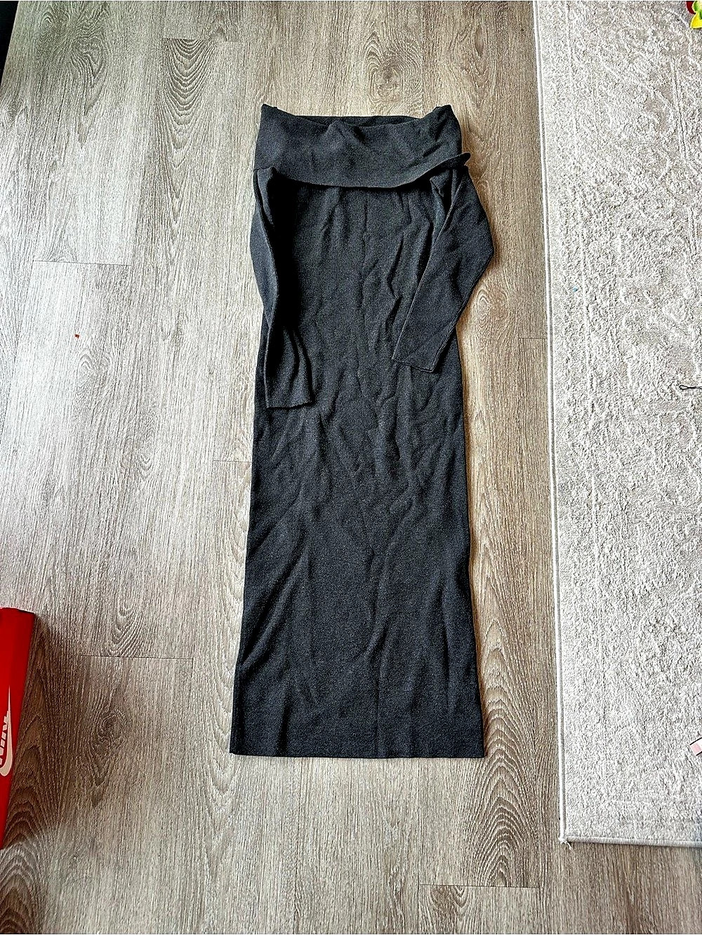 Wilfred Clarion Maxi Dress Black Size Large NWT